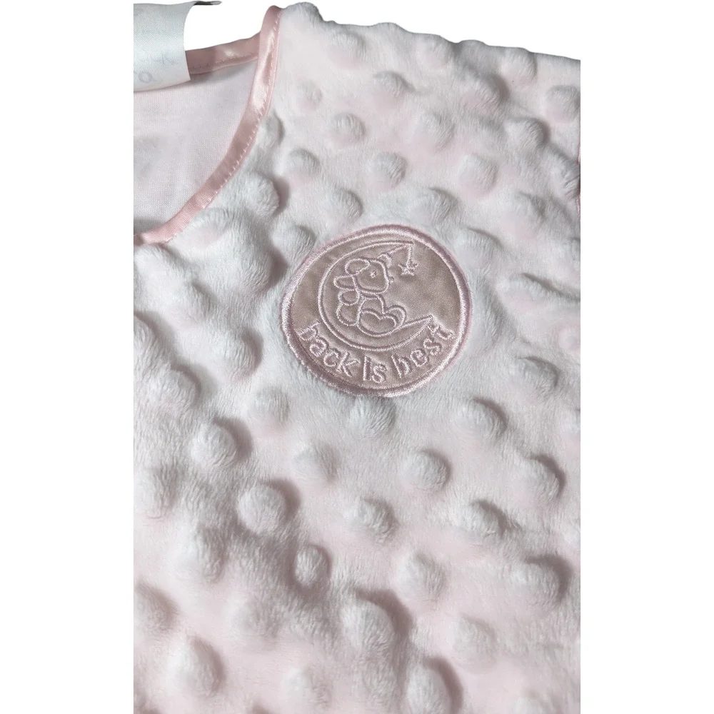 HALO SleepSack Wearable Blanket In The Plushy Dot Velboa Style Size L 12-18m - Picture 5 of 6